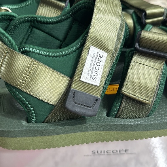 *NEW* MENS URBAN OUTFITTERS x SUICOKE KISSEE V GREEN SANDAL SIZE 9 - Picture 4 of 11